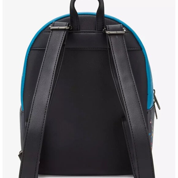 Loungefly Nightmare Before Christmas Spiral Hill Night Backpack and Wallet Set - Picture 4 of 9